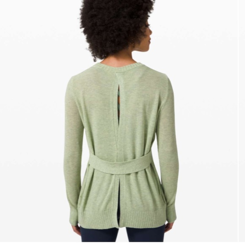 Lululemon Sincerely Yours Sweater Green